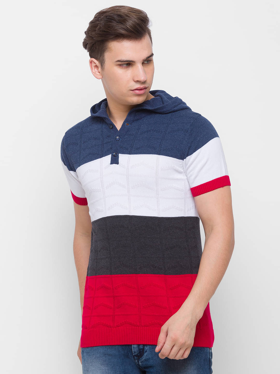     			Globus - Red 100% Cotton Regular Fit Men's T-Shirt ( Pack of 1 )