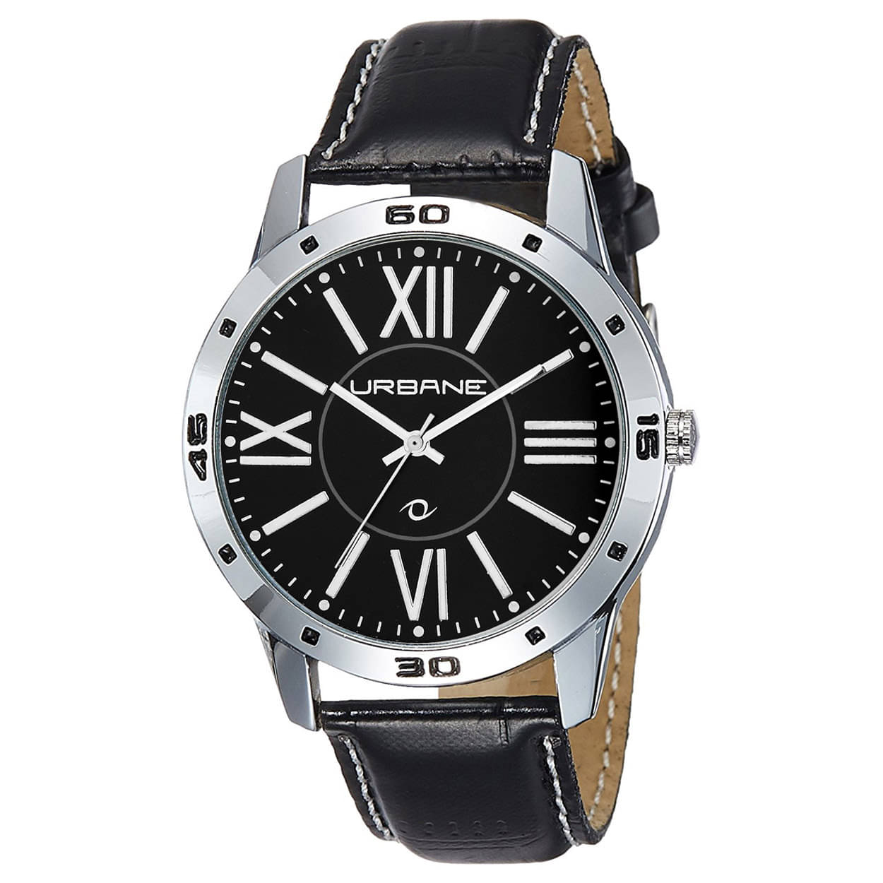     			Urbane By Maxima - Black PU Analog Men's Watch