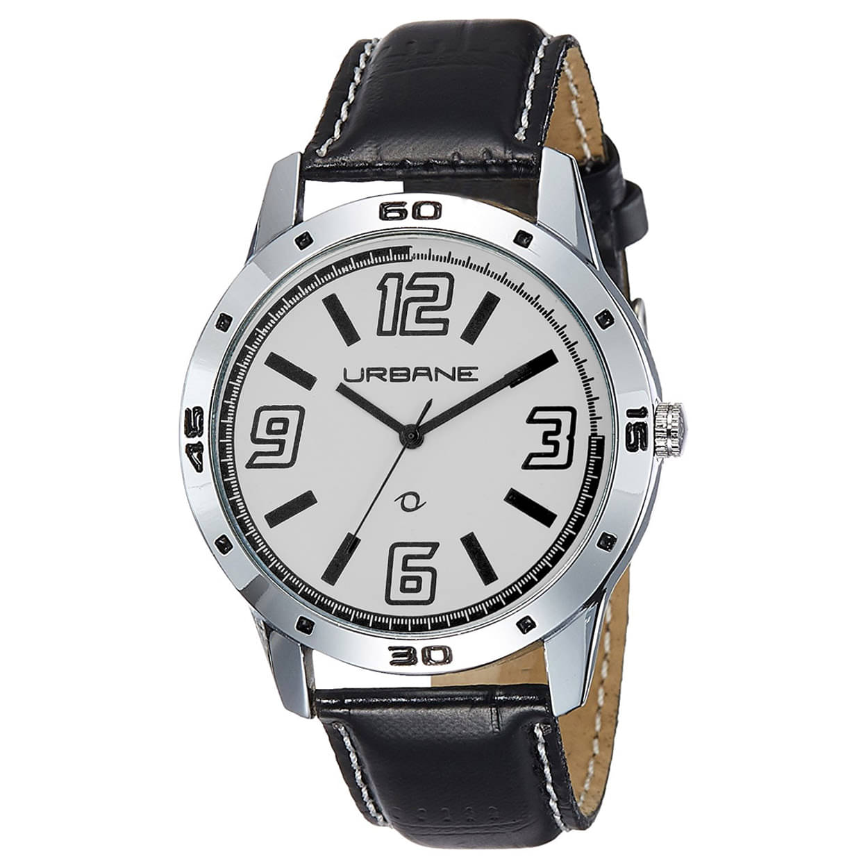     			Urbane By Maxima - Black PU Analog Men's Watch