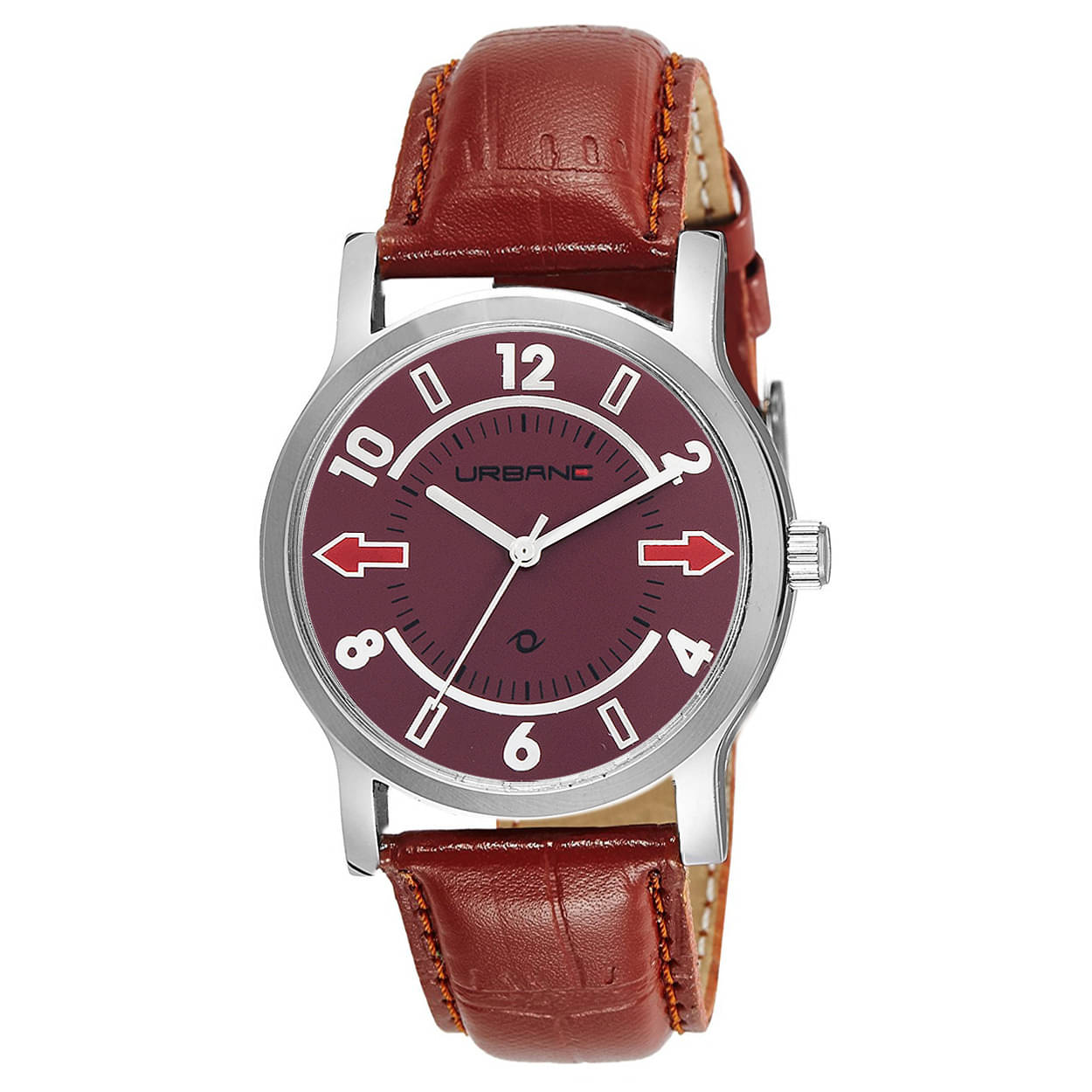    			Urbane By Maxima - Brown PU Analog Men's Watch