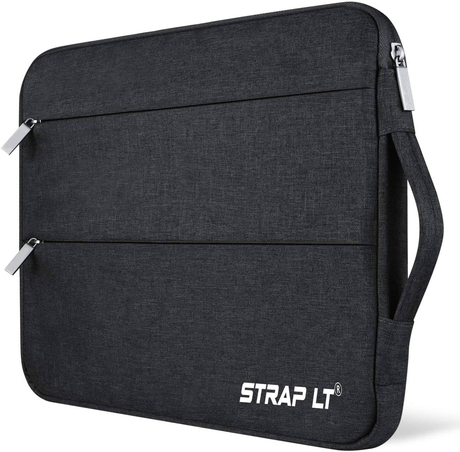     			STRAPIT Black Laptop Sleeves Bag