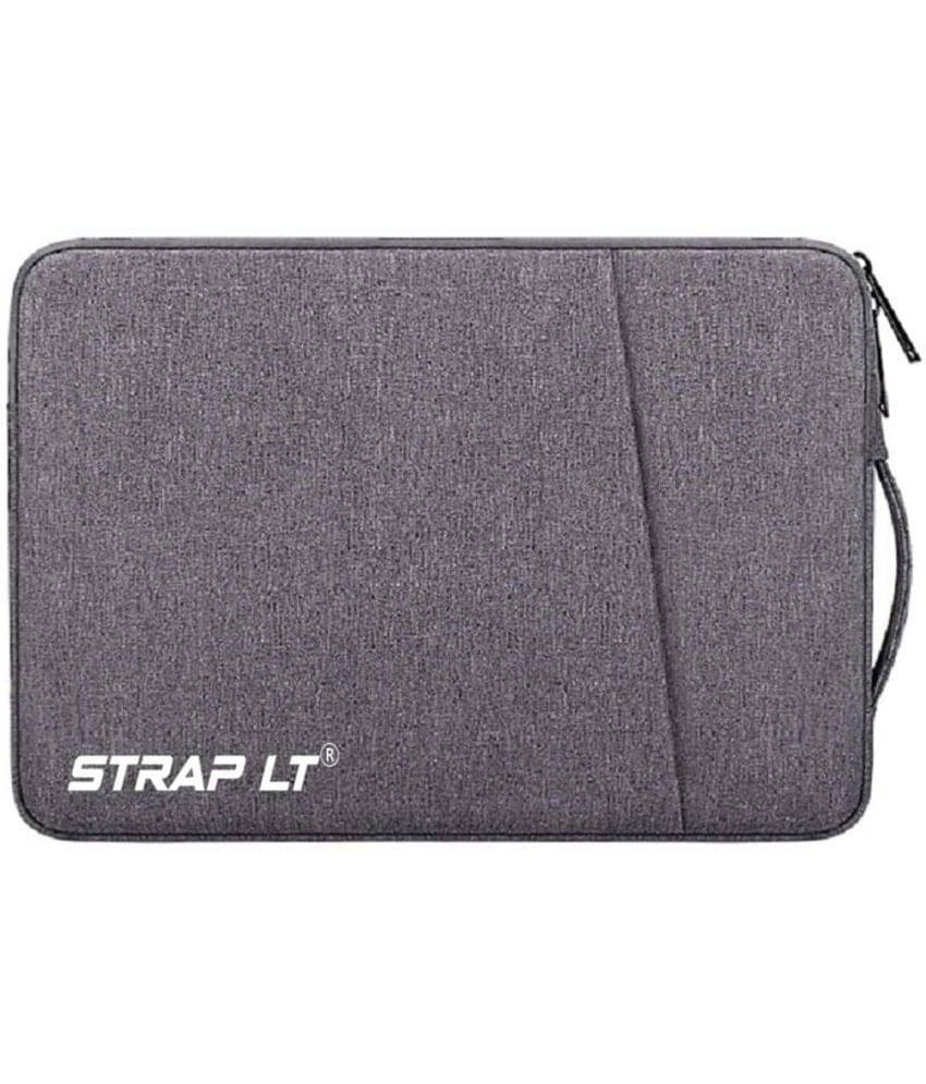     			STRAPIT Grey Laptop Sleeves