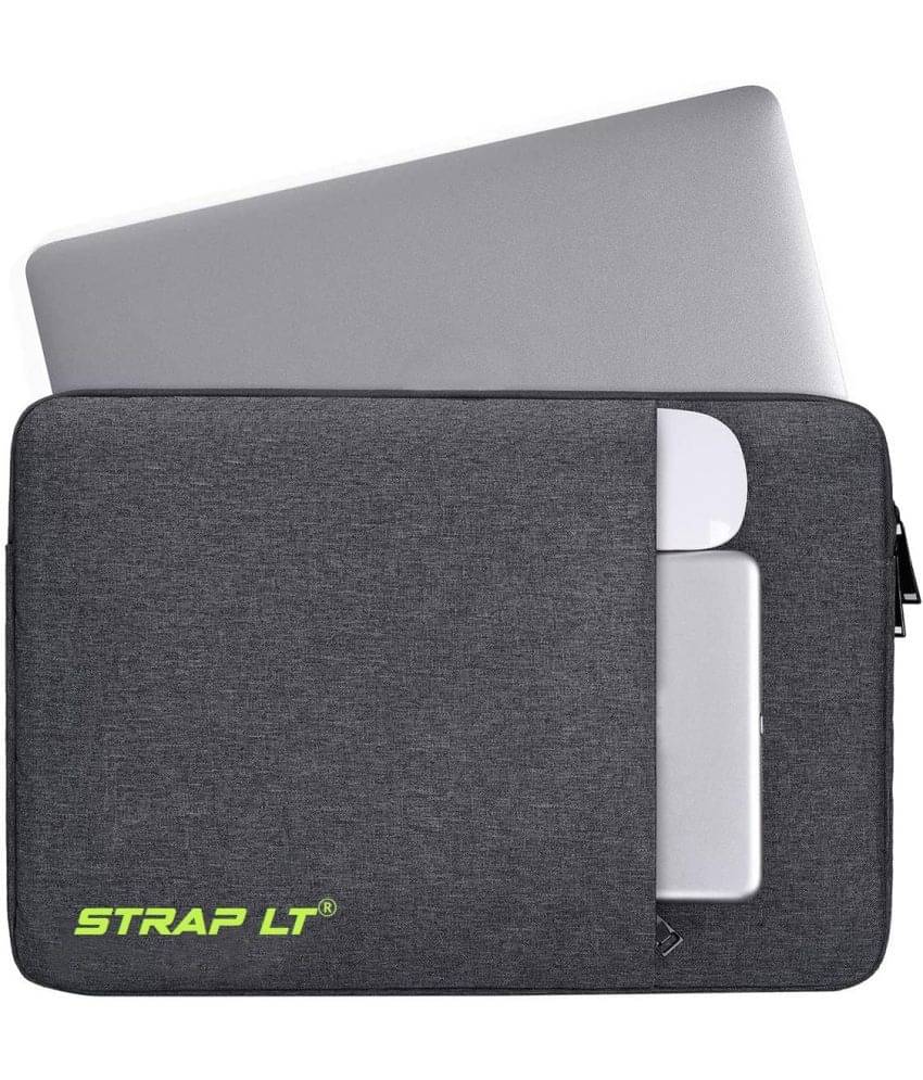     			STRAPIT Grey Laptop Sleeves