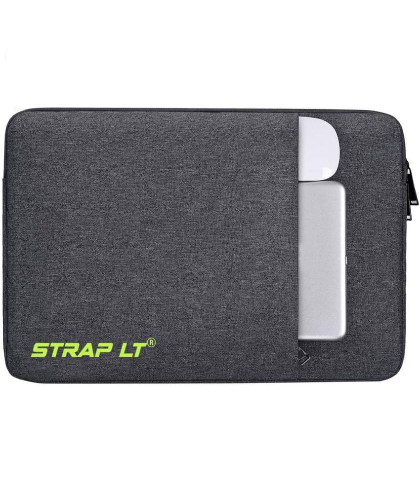     			STRAPIT Grey Laptop Sleeves