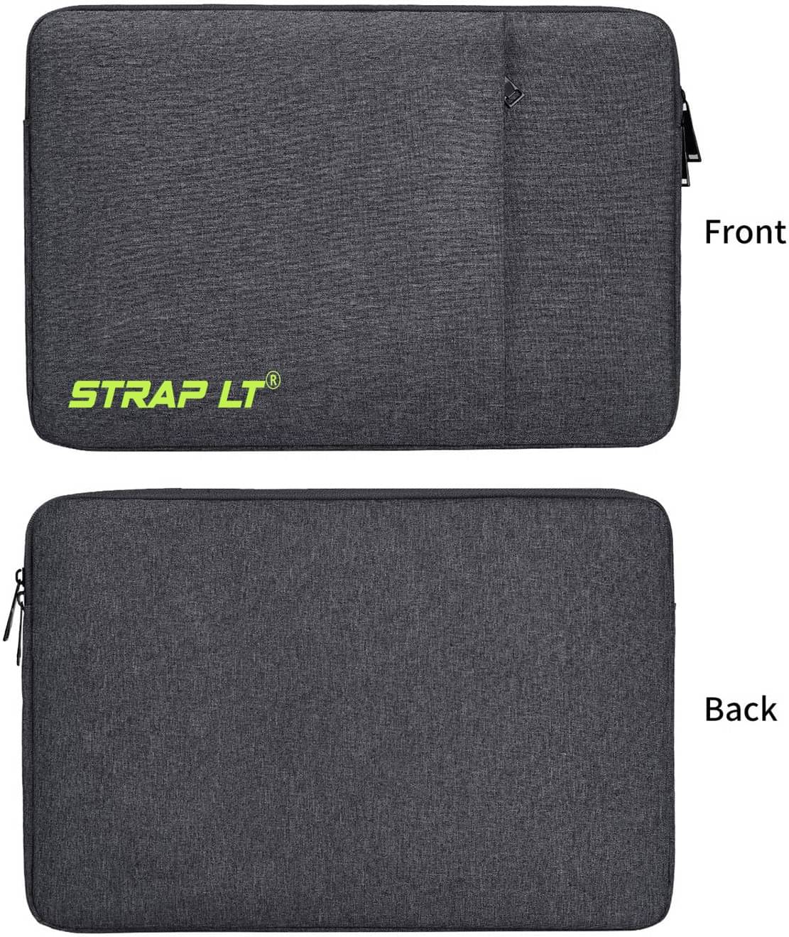     			STRAPIT Grey Laptop Sleeves
