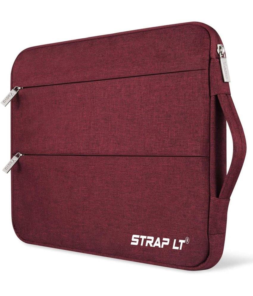     			STRAPIT Red Laptop Sleeves