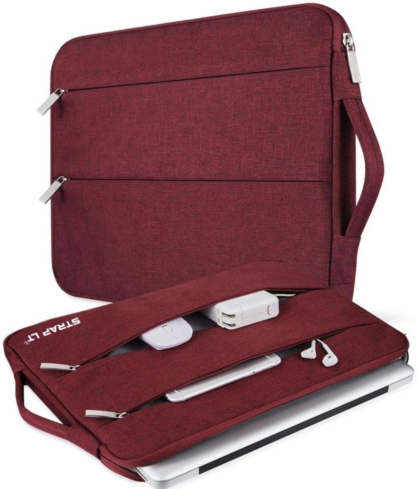     			STRAPIT Red Laptop Sleeves