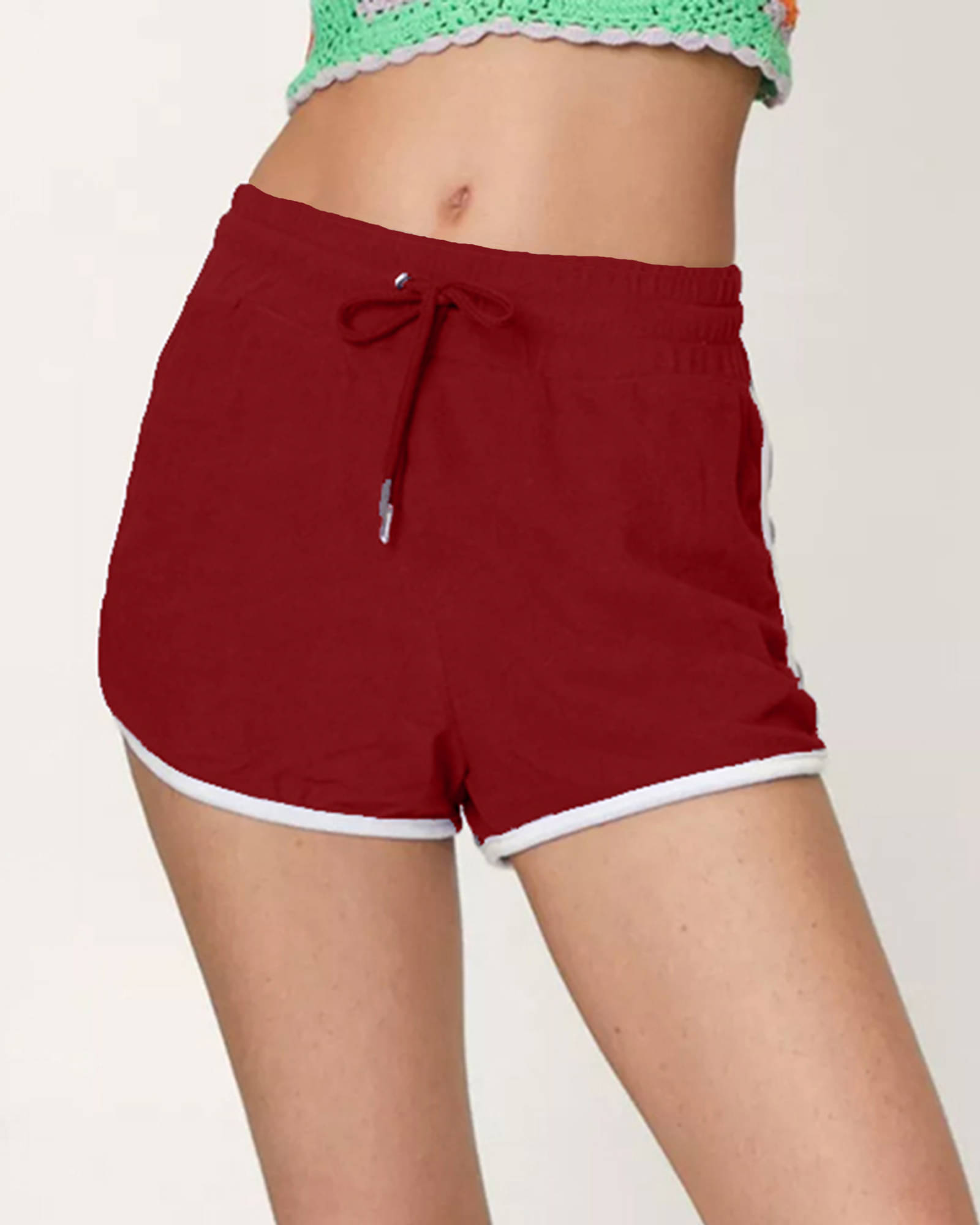     			Addyvero Cotton Lycra Baggie - Maroon Single