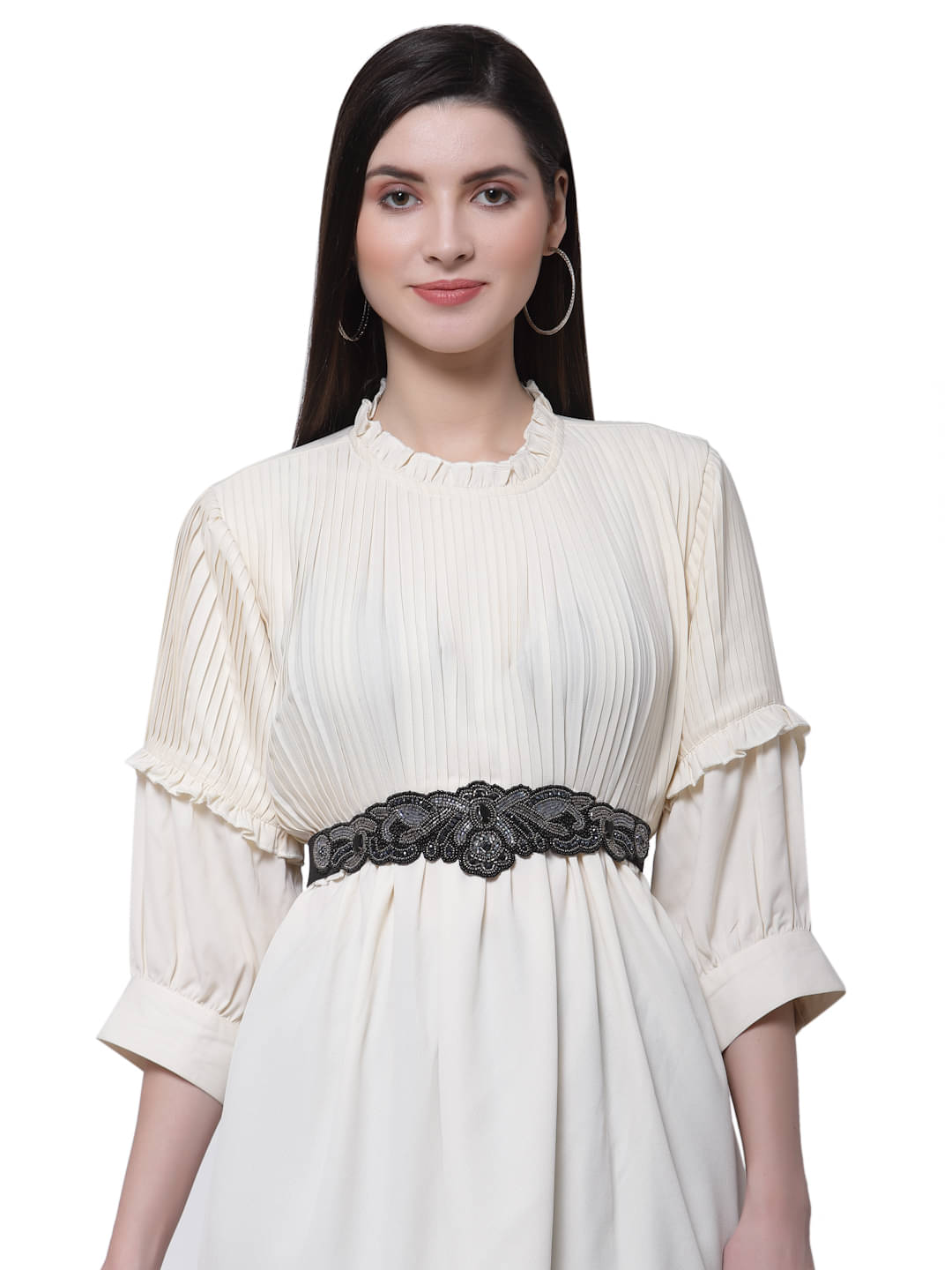     			Anekaant - Fabric Women's Embellished Belt ( Pack of 1 )