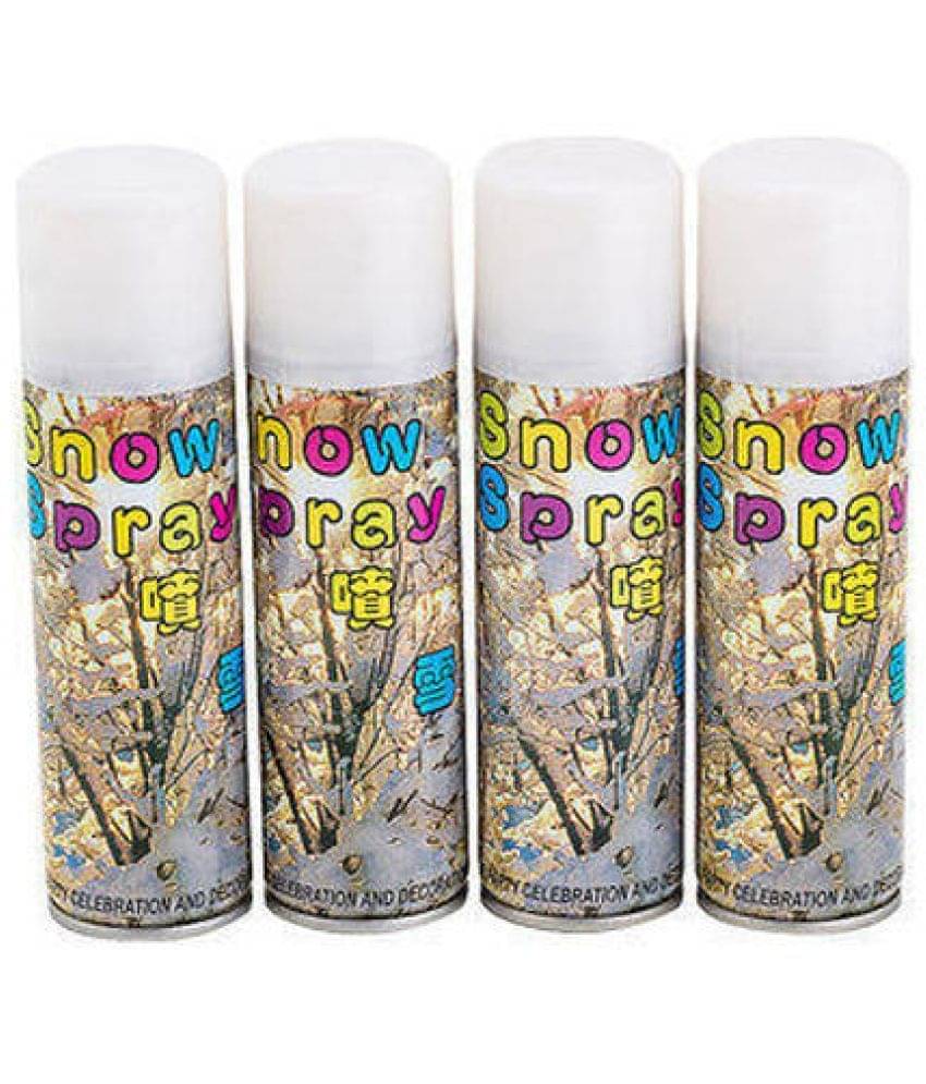     			Blooms Event party snow spray props ( pack of 4
