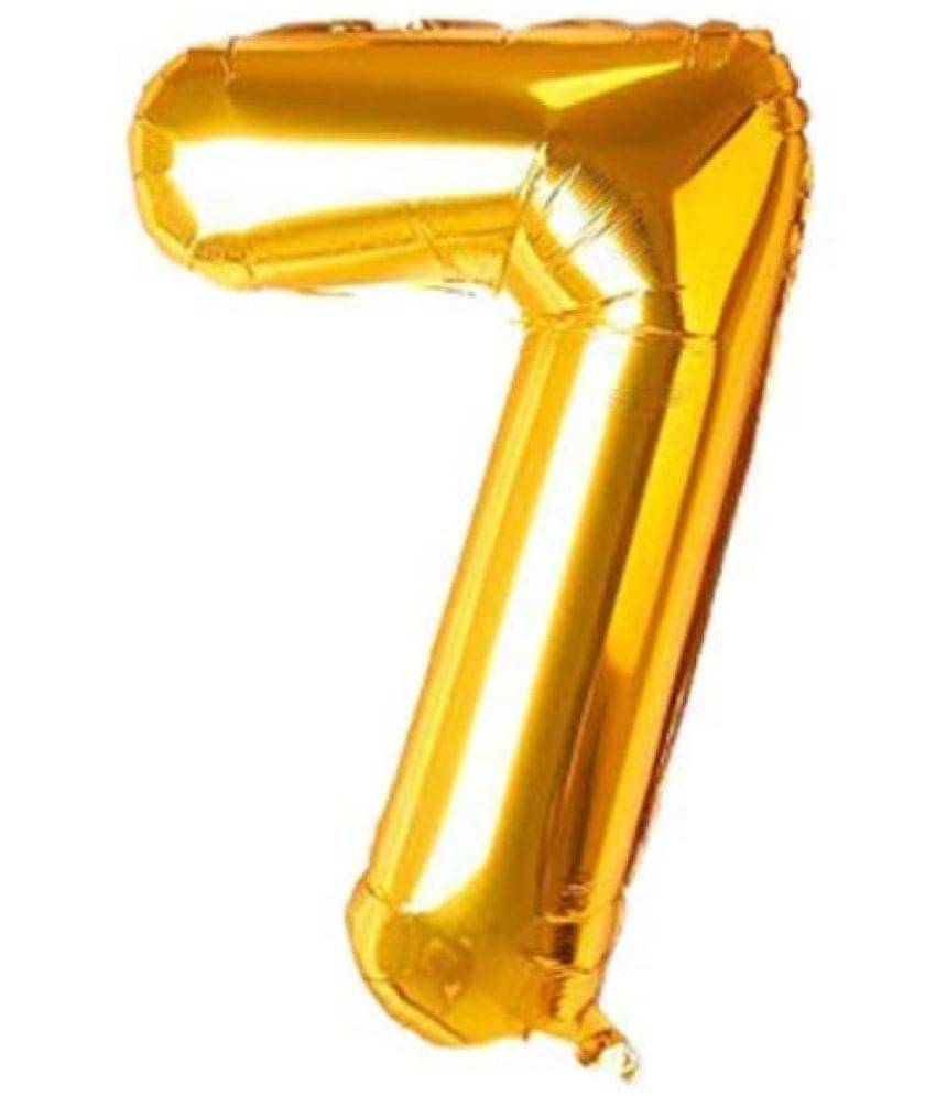     			Blooms  Special Foil Balloon (Number 7)  (Golden)