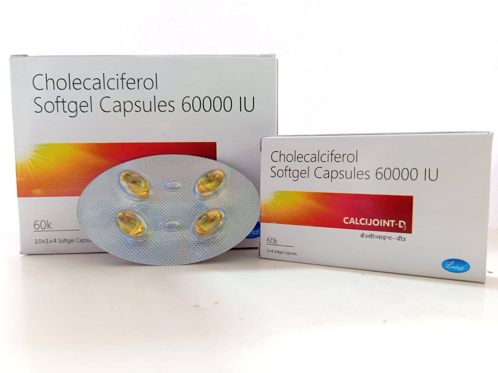     			CALCIJOINT D3 CAP ( PACK OF 4) TOTAL 16 CAPSULES Standard Oral Kit Pack of 4
