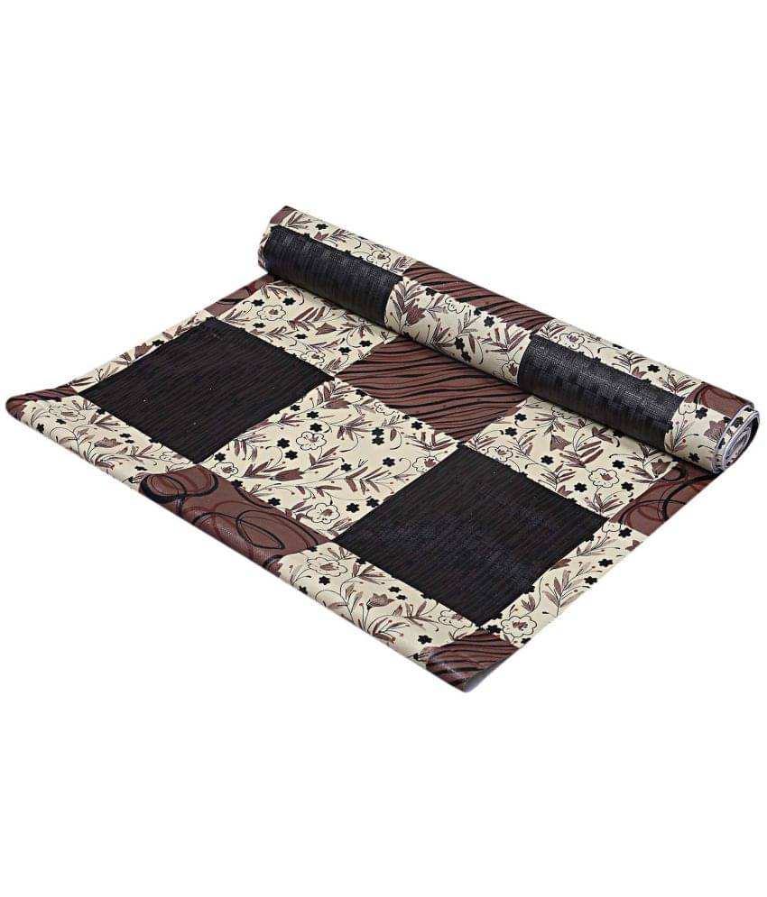 Single PVC Brown Kitchen Shelf Cover Cover Single PVC Brown Kitchen Shelf Cover Cover
