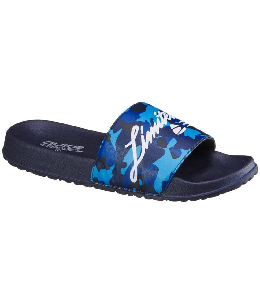     			Duke - Blue Men's Slide Flip Flop