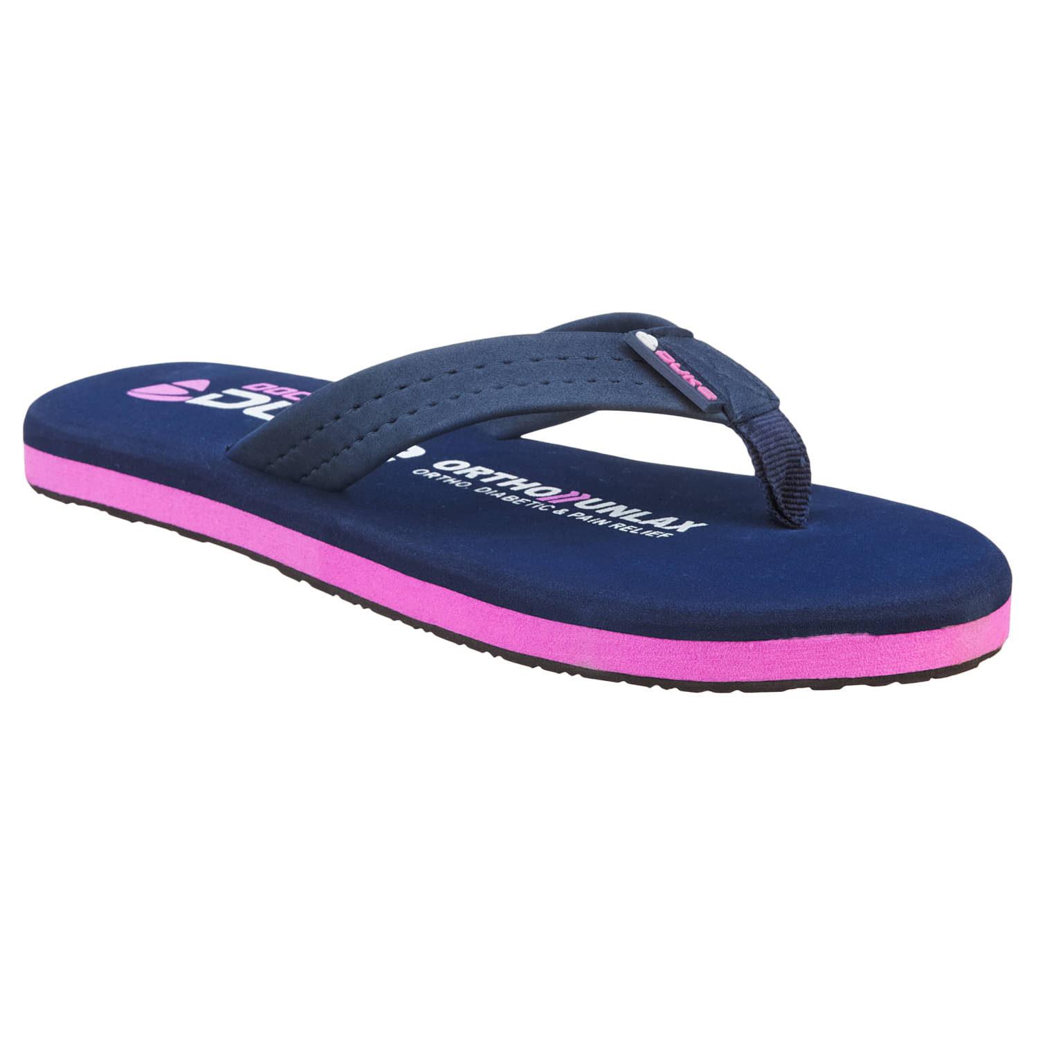     			Duke - Navy Blue Women's Flip Flop