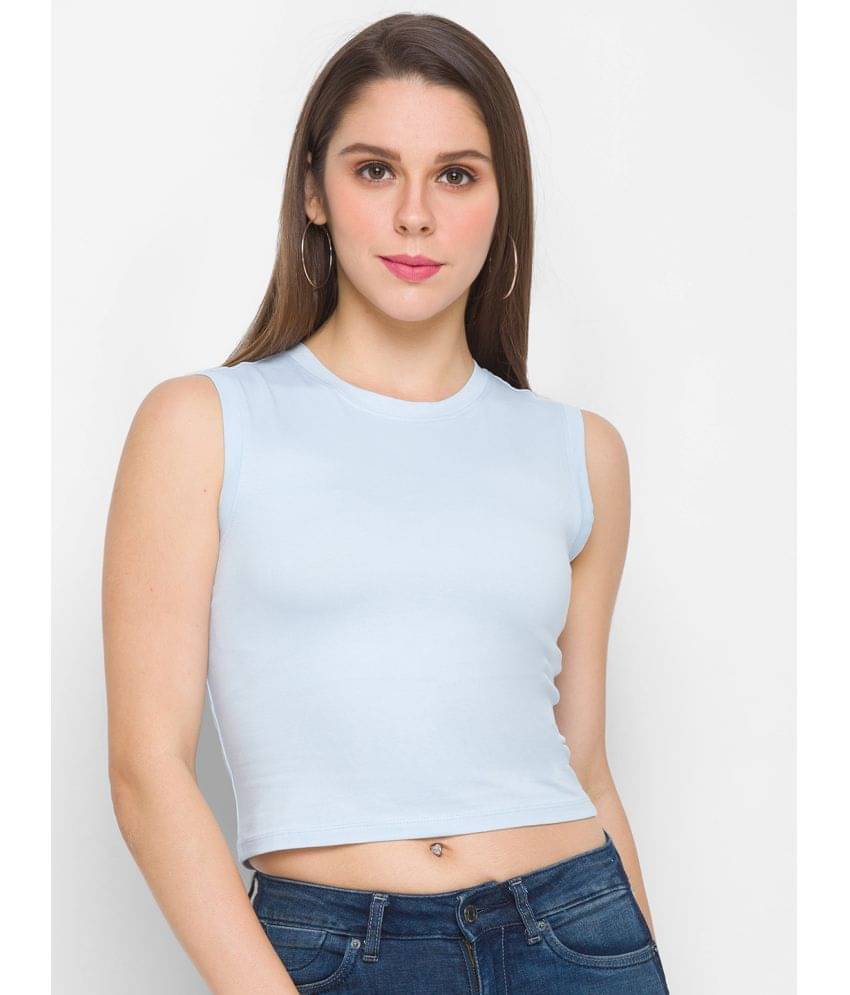     			Globus - Blue 100% Cotton Regular Women's T-Shirt ( Pack of 1 )