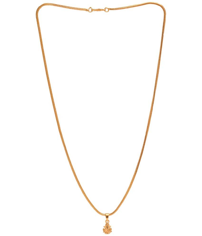 Jewar Mandi - Gold Men's Religious Pendant With Chain ( Pack of 1 ) - Jewellery Sets | Buy online on ZillyBuy