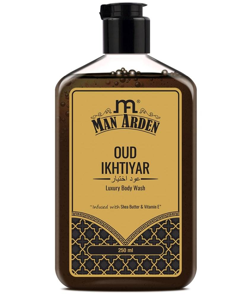 Man Arden Oud Ikhtiyar Luxury Body Wash Infused With Shea Butter & Vitamin E, 250ml Man Arden Oud Ikhtiyar Luxury Body Wash Infused With Shea Butter & Vitamin E, 250ml