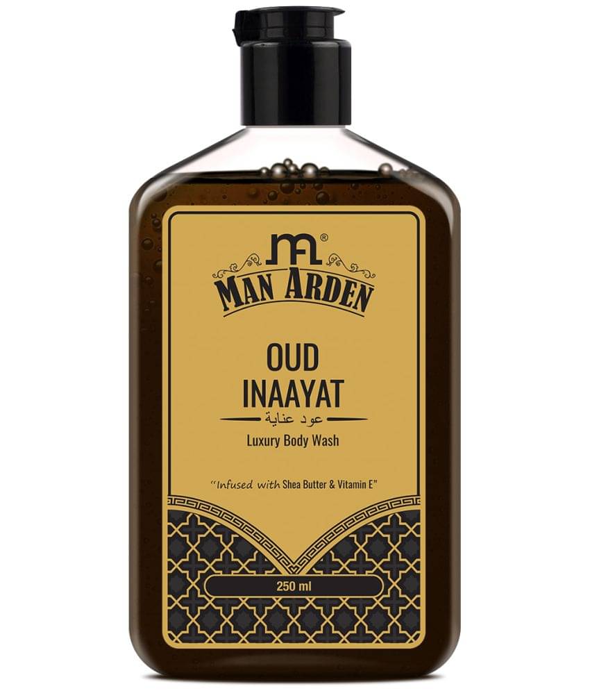 Man Arden Oud Inaayat Luxury Body Wash Infused With Shea Butter & Vitamin E, 250ml Man Arden Oud Inaayat Luxury Body Wash Infused With Shea Butter & Vitamin E, 250ml