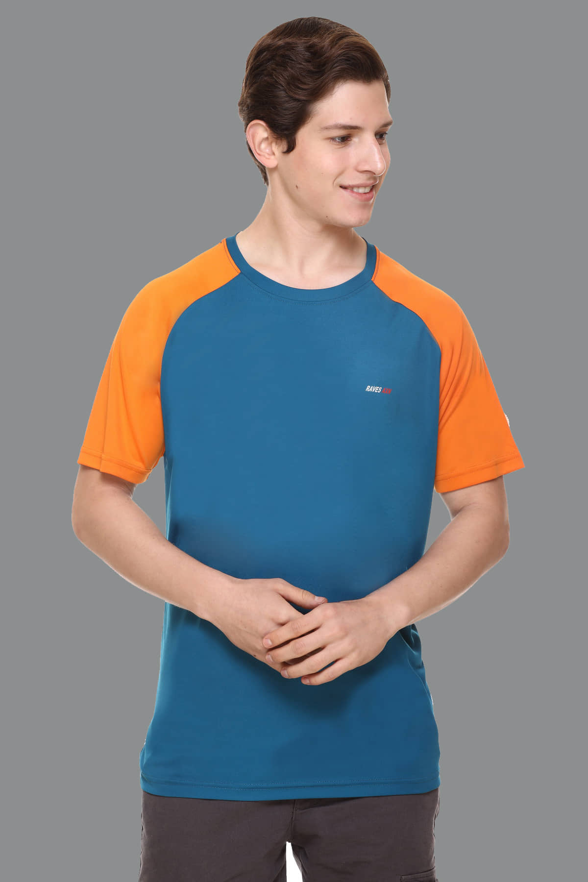 RF RAVES - Blue Polyester Regular Fit Men's T-Shirt ( Pack of 1 )