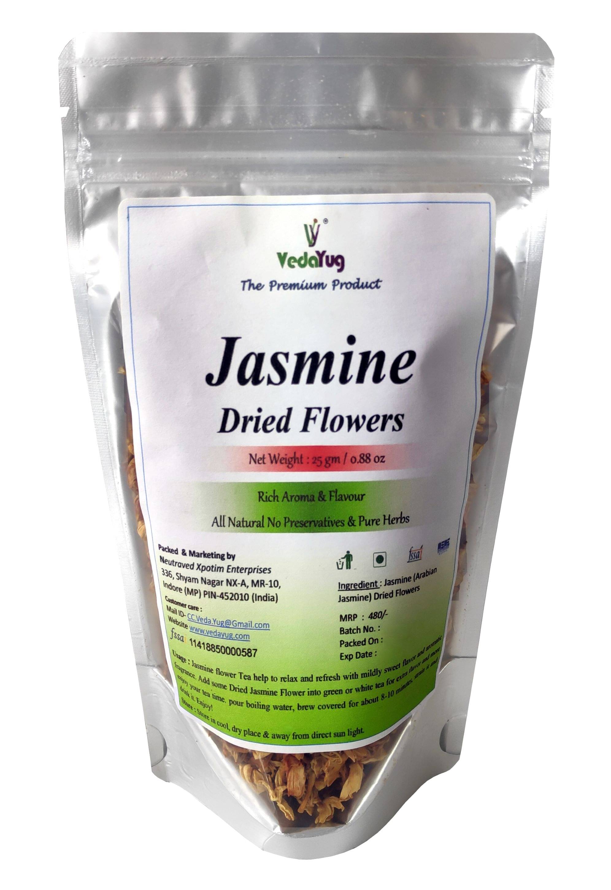 VY VedaYug Jasmine Tea Loose Leaf 20 gm     			VY VedaYug Jasmine Tea Loose Leaf 20 gm