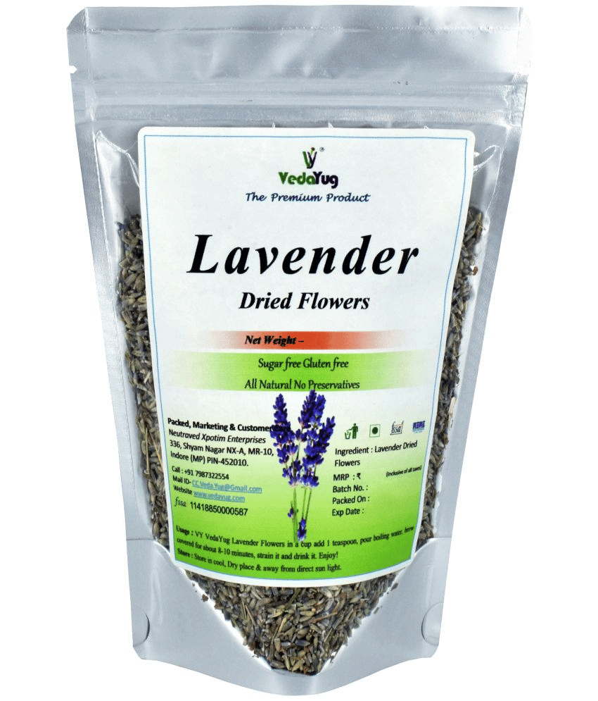 VY VedaYug Lavender Tea Loose Leaf 50 gm VY VedaYug Lavender Tea Loose Leaf 50 gm