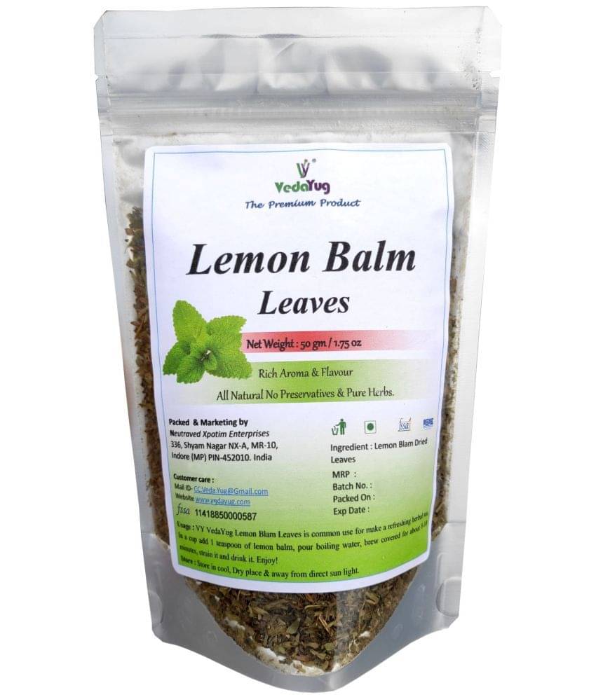     			VY VedaYug Lemon balm Tea Loose Leaf 25 gm