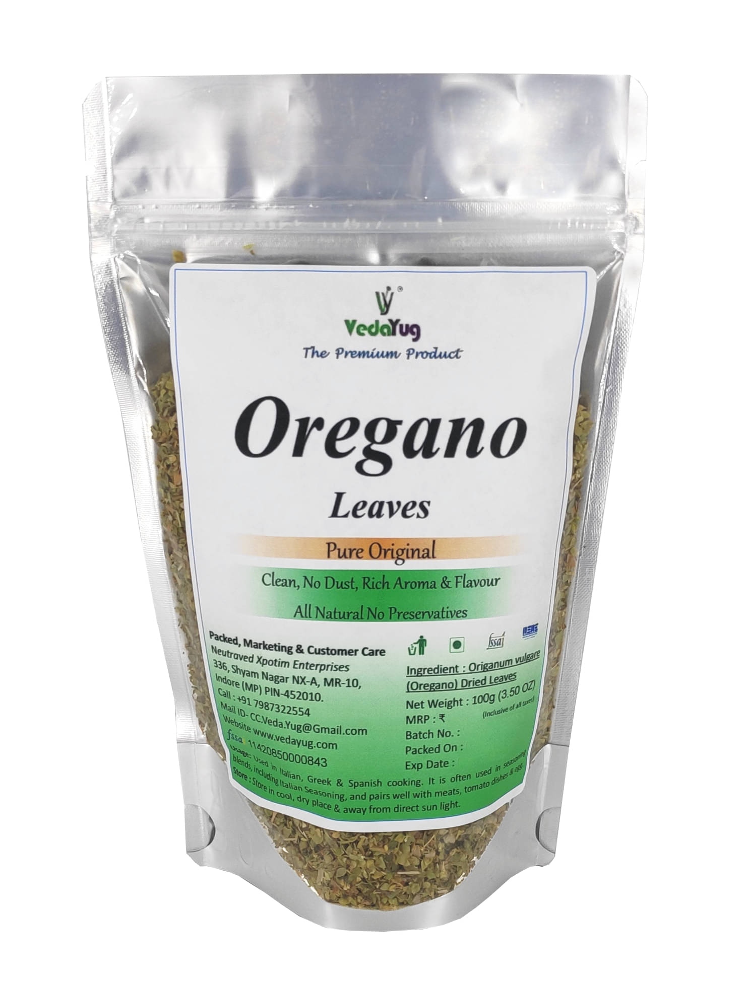 VY VedaYug Oregano Leaves, 30g 30 gm VY VedaYug Oregano Leaves, 30g 30 gm