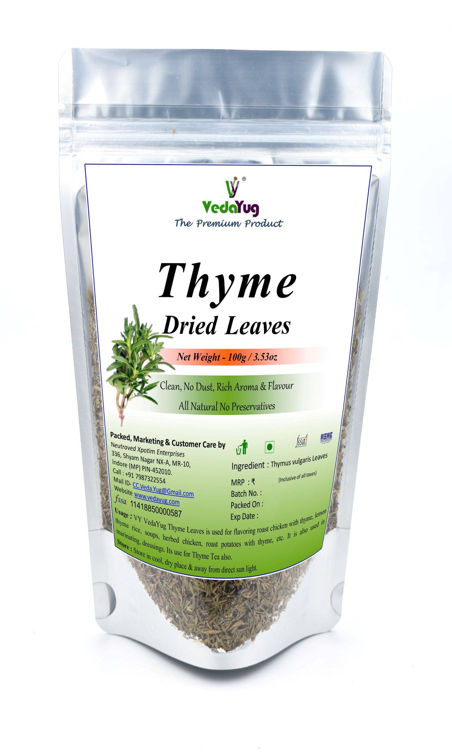 VY VedaYug Thyme 200 gm VY VedaYug Thyme 200 gm