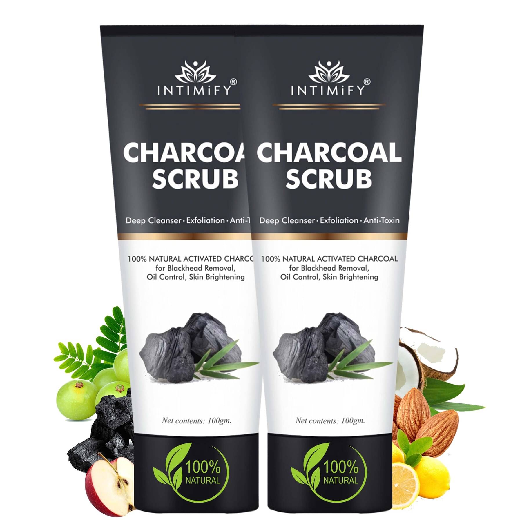 Intimify - Blackhead Removal Facial Scrub For Men & Women ( Pack of 2 ) Intimify - Blackhead Removal Facial Scrub For Men & Women ( Pack of 2 )