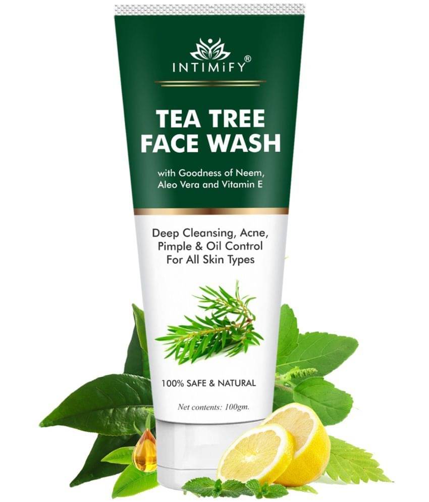     			Intimify Tea Tree Face Wash, face wash, anti aging wrinkles face wash, anti aging face wash, skin brightening face wash, 100 gm