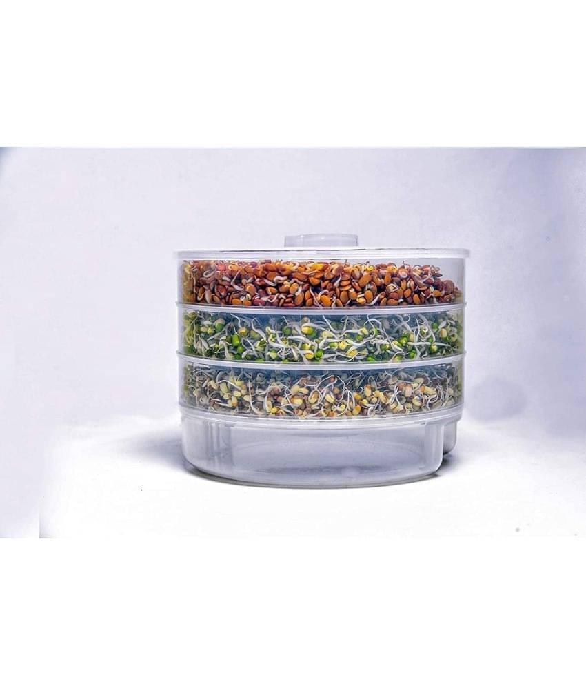     			NCMART Plastic 4 Compartment Sprout Maker