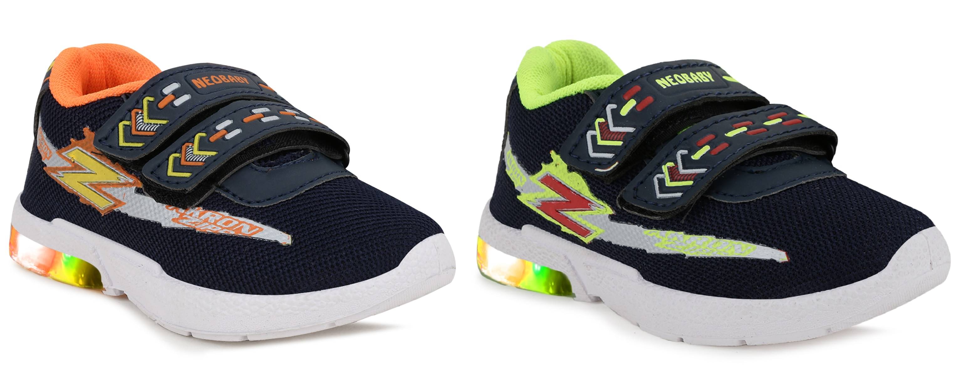     			NEOBABY - MultiColor Boy's Casual Shoes ( 2 Pair )