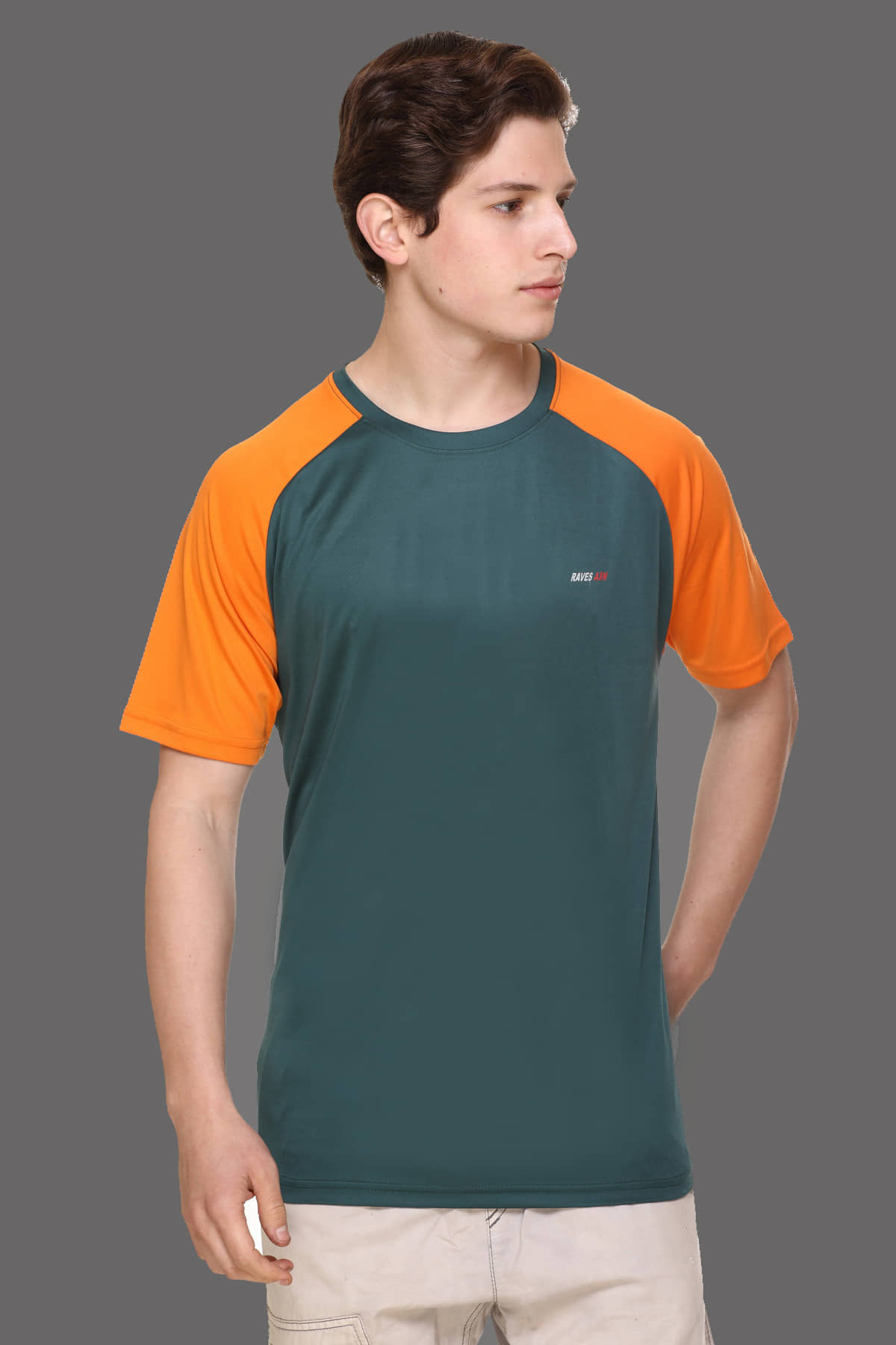 RF RAVES - Green Polyester Regular Fit Men's T-Shirt ( Pack of 1 )