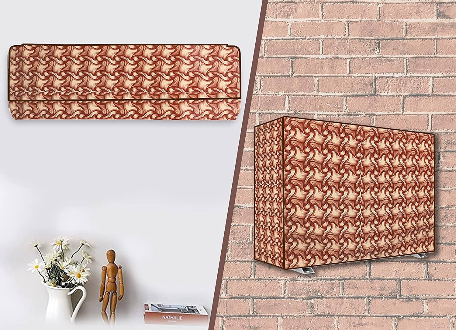 E-Retailer Single PVC Brown AC Cover for 2 Ton Split AC E-Retailer Single PVC Brown AC Cover for 2 Ton Split AC