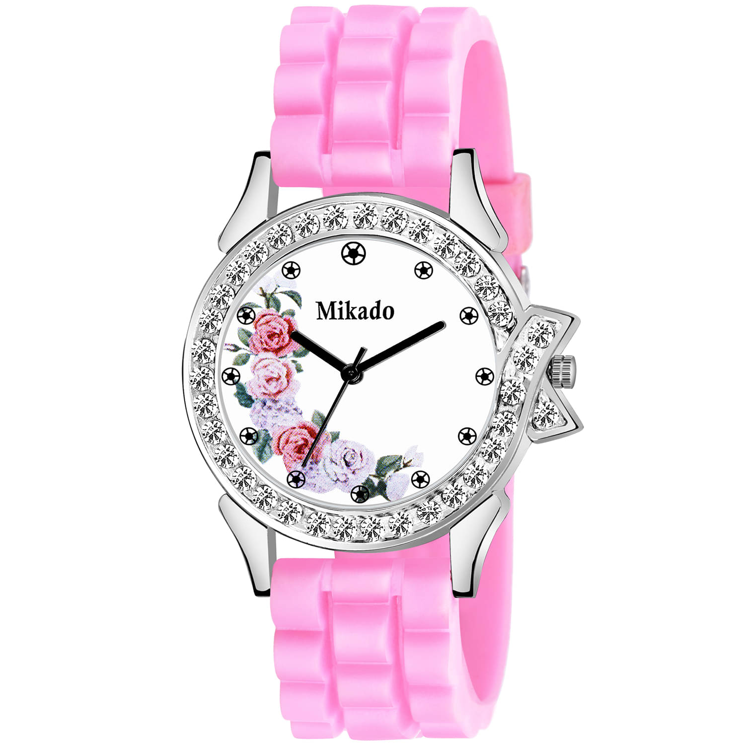     			Mikado - Pink Silicon Analog Womens Watch