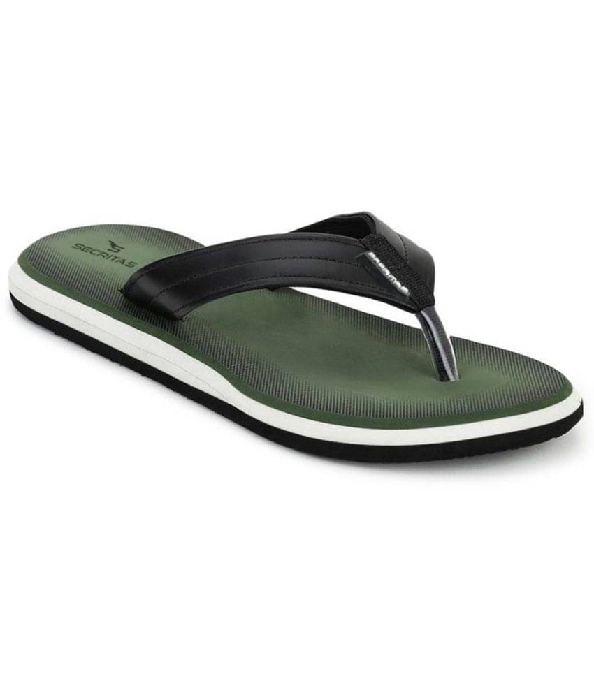     			Secritas - Olive Men's Flip Flops