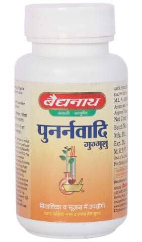 Baidyanath Punarnavadi Guggulu Tablet 80 No.S Pack of 1