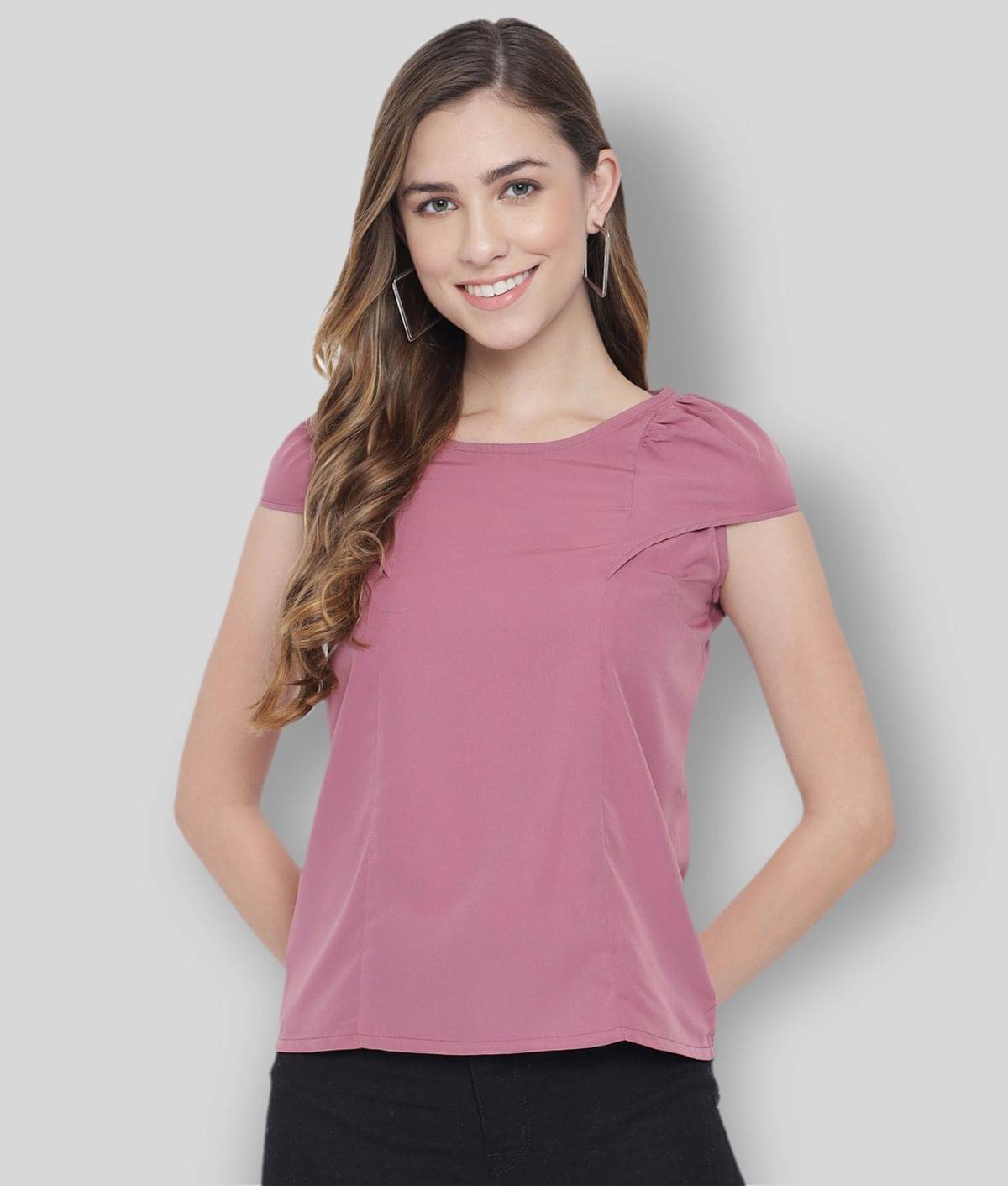 ALL WAYS YOU Women's Polyester Regular Top ( Pink ) ALL WAYS YOU Women's Polyester Regular Top ( Pink )