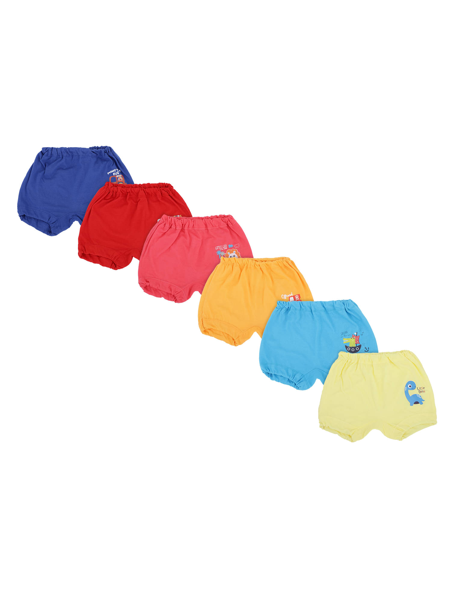     			Bodycare Pack of 6 Baby Boys 100% Cotton Briefs ( Multi )