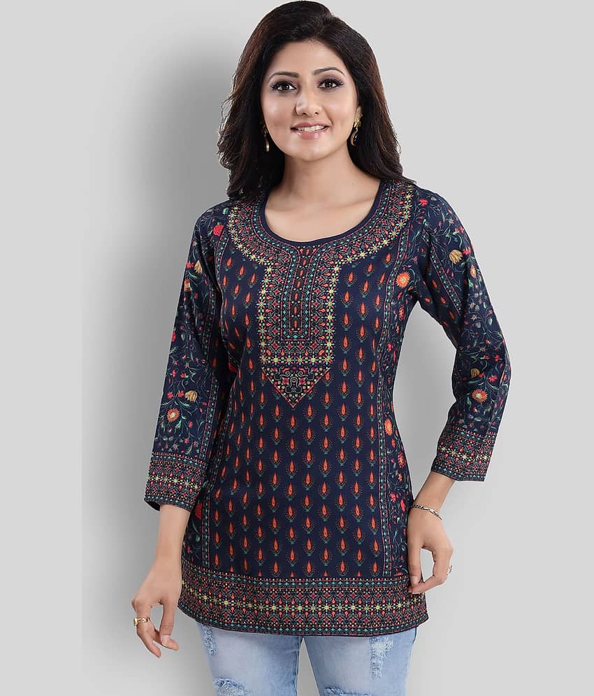 Crepe Short Kurti For Women (Pack of 1) - Kurtis, Tunics | Buy online on ZillyBuy