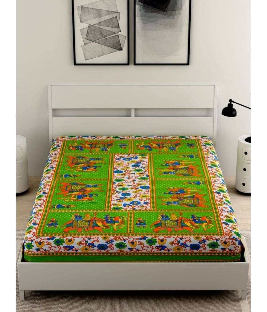    			Uniqchoice 100% Cotton Single Bedsheet ( Green )