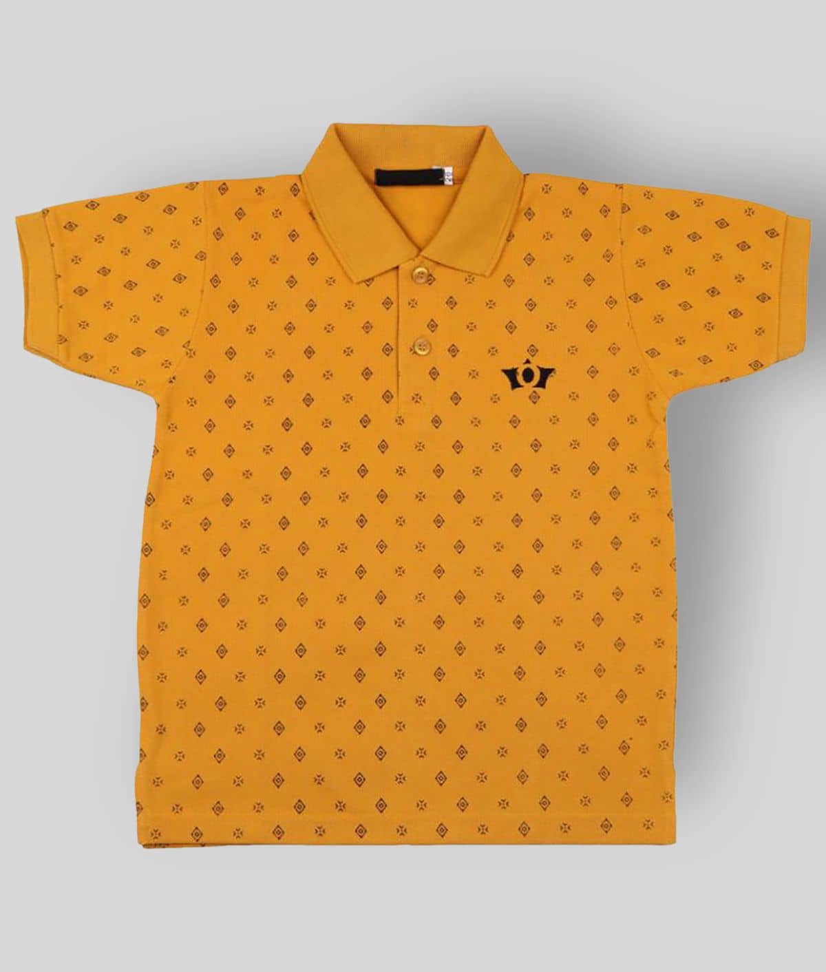 NEUVIN Pack of 1 Boys Cotton T-Shirt ( Light Orange )