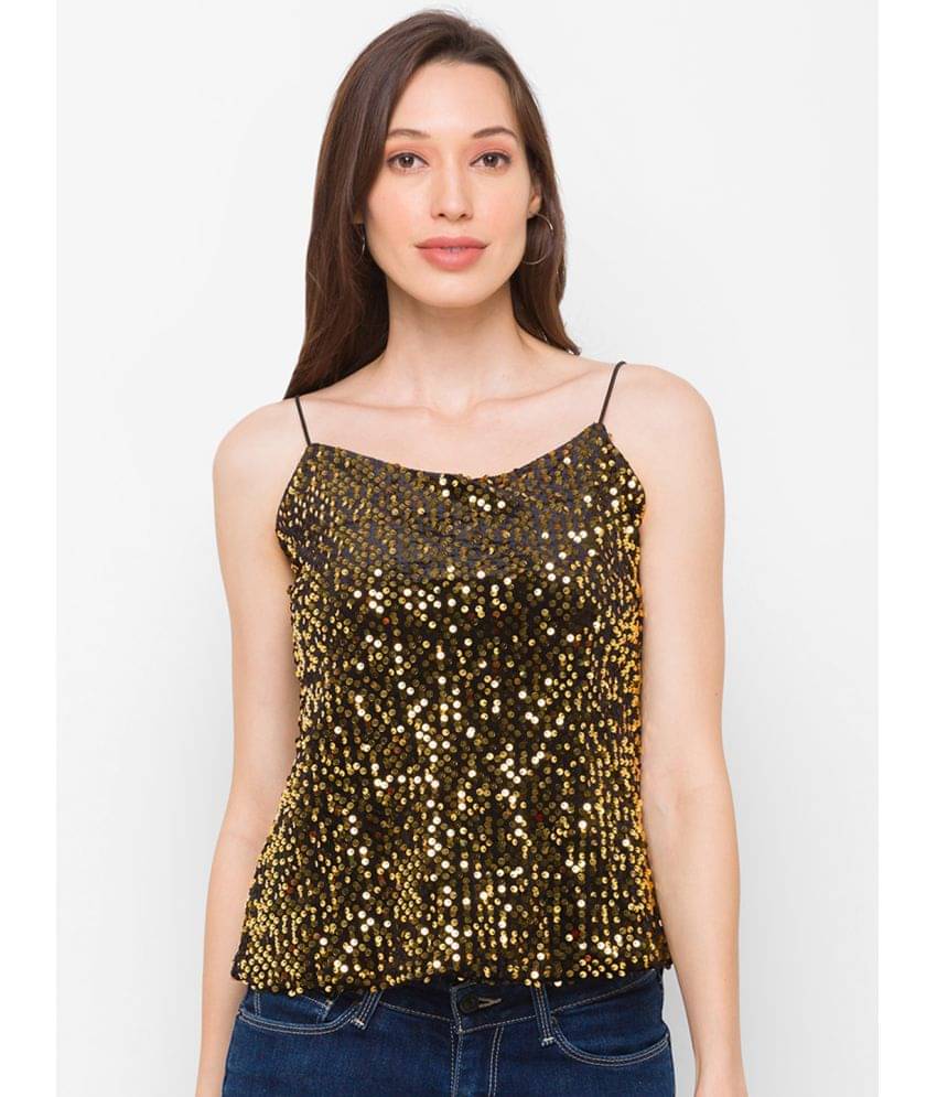     			Globus - Black Polyester Women's Tank Top ( Pack of 1 )