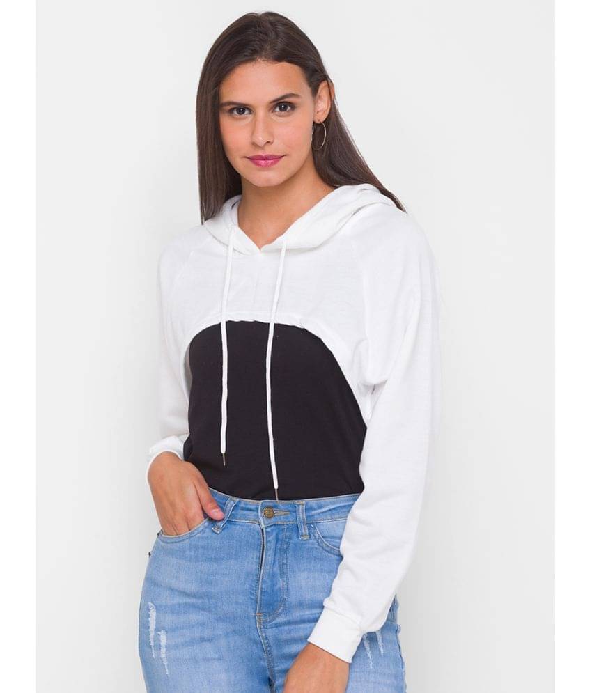 Globus Women Polyester Sweatshirt ( Off White ) Globus Women Polyester Sweatshirt ( Off White )
