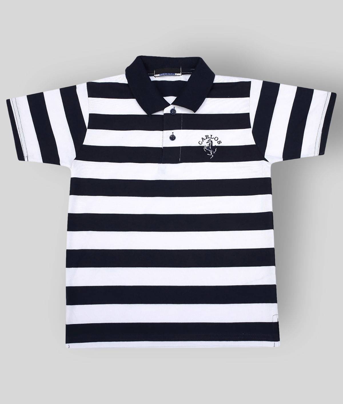     			NEUVIN Pack of 1 Boys Cotton T-Shirt ( White )