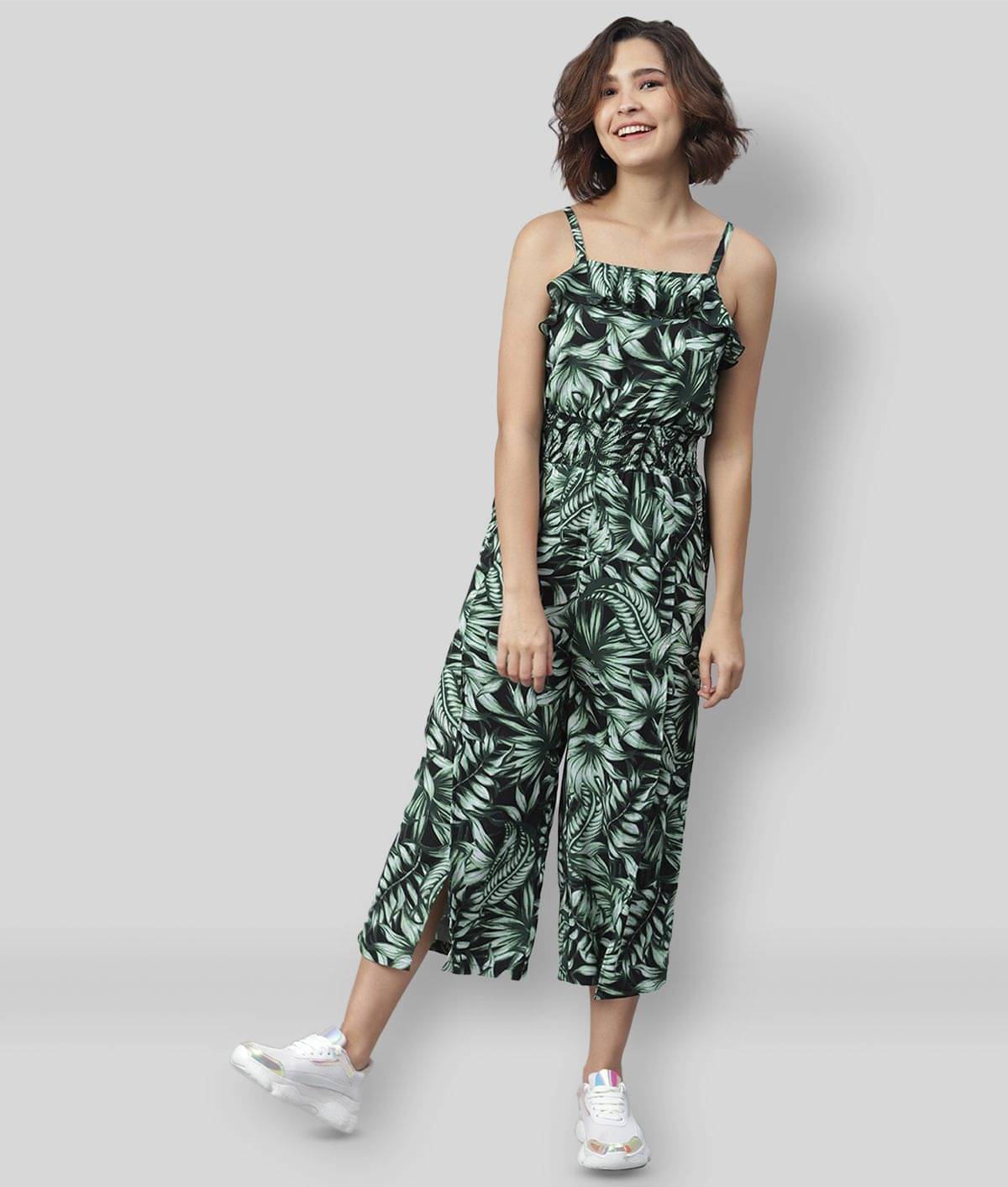 StyleStone - Multicolor Polyester Regular Fit Women's Jumpsuit ( Pack of 1 ) StyleStone - Multicolor Polyester Regular Fit Women's Jumpsuit ( Pack of 1 )