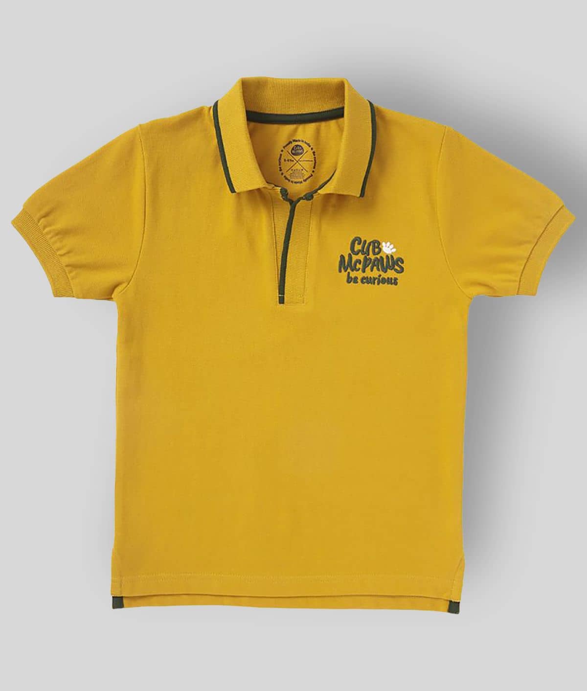 Cub Mcpaws - Yellow Cotton Blend Boy's T-Shirt ( Pack of 1 )