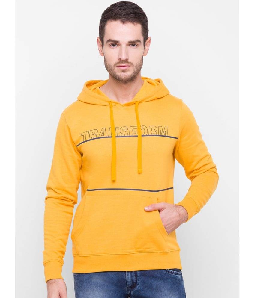    			Globus - Mustard Cotton Blend Regular Fit Men's Sweatshirt ( Pack of 1 )