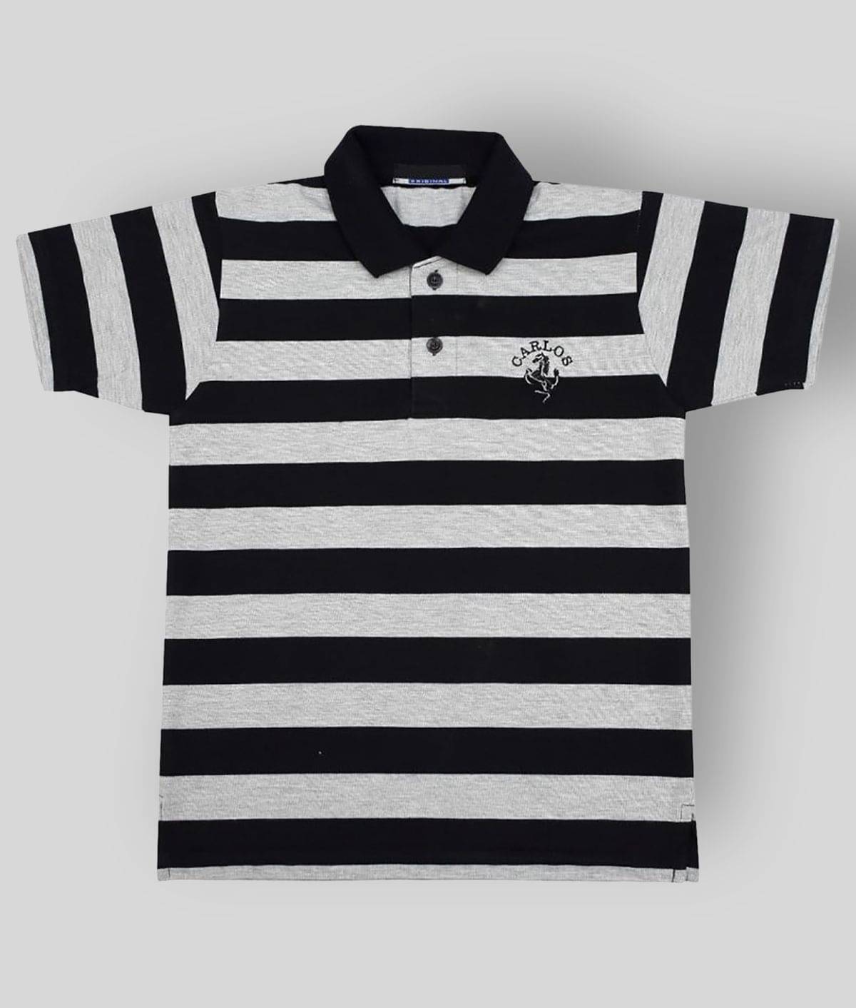     			NEUVIN Pack of 1 Boys Cotton T-Shirt ( Gray )